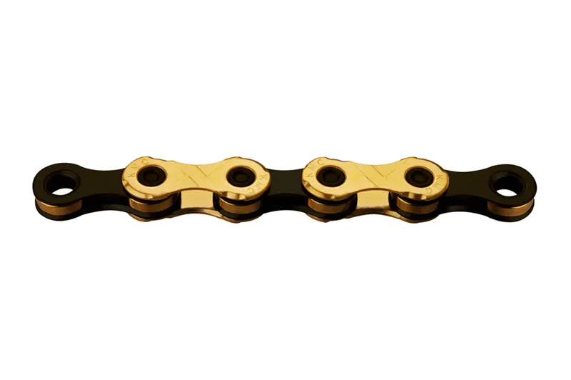 KMC X12 Ti-N 12-Speed 126 Link Chain - Gold/ Black