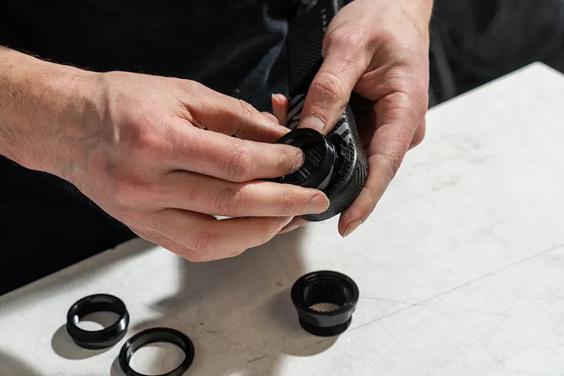 Hope Carbon Crankset No Spider - Blue-1