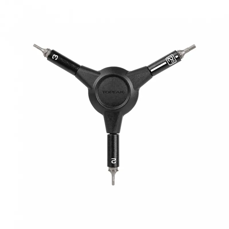 Topeak YHex Speed Wrench 3 Way Allen Key - Black