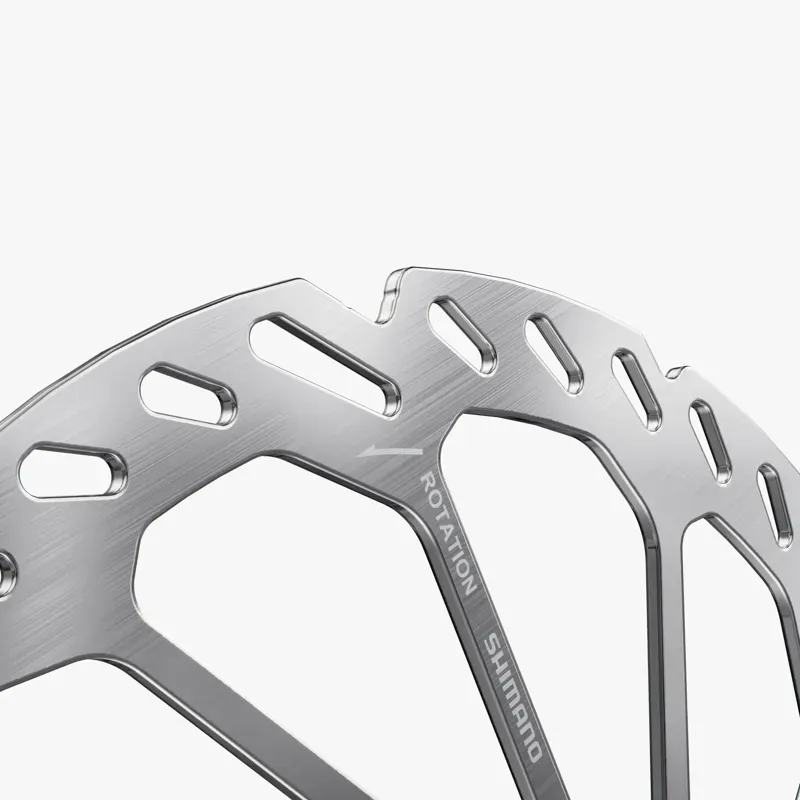 Shimano RT-CL750 220mm CL External Lockring DB Rotor in Silver/Black-2