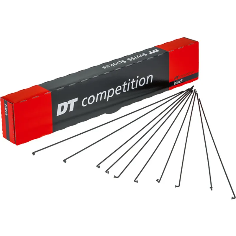 DT Swiss Competition Race 248mm J-bend Spoke 100-box in Black