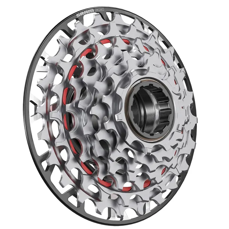 SRAM XS-797 XX DH T-Type 7-speed 10-24-tooth Slim XD Cass. in Silver-1