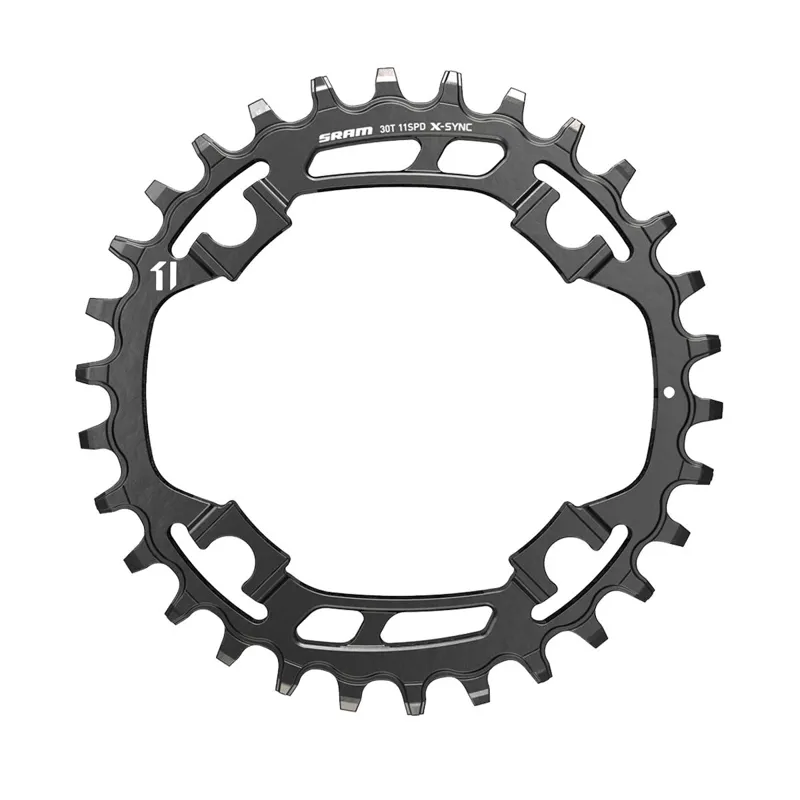 SRAM X-Sync Apex 1 Asym. 110-bcd BB30 or GXP Al. 44T 11-sp. Chainring