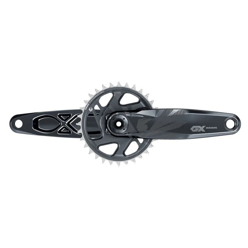Sram : GX Eagle Chainset : 175mm : 148 DUB  : 32 Tooth DM X-Sync 2 Chainring : Lunar