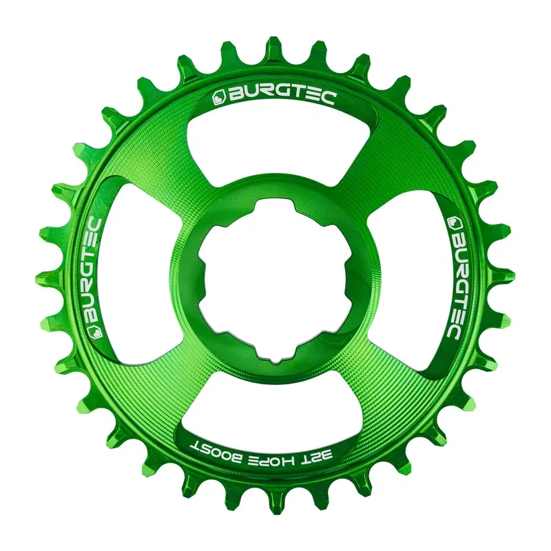 Burgtec Hope Boost Direct Mount Thick Thin Chainring - Candy Spruce Green