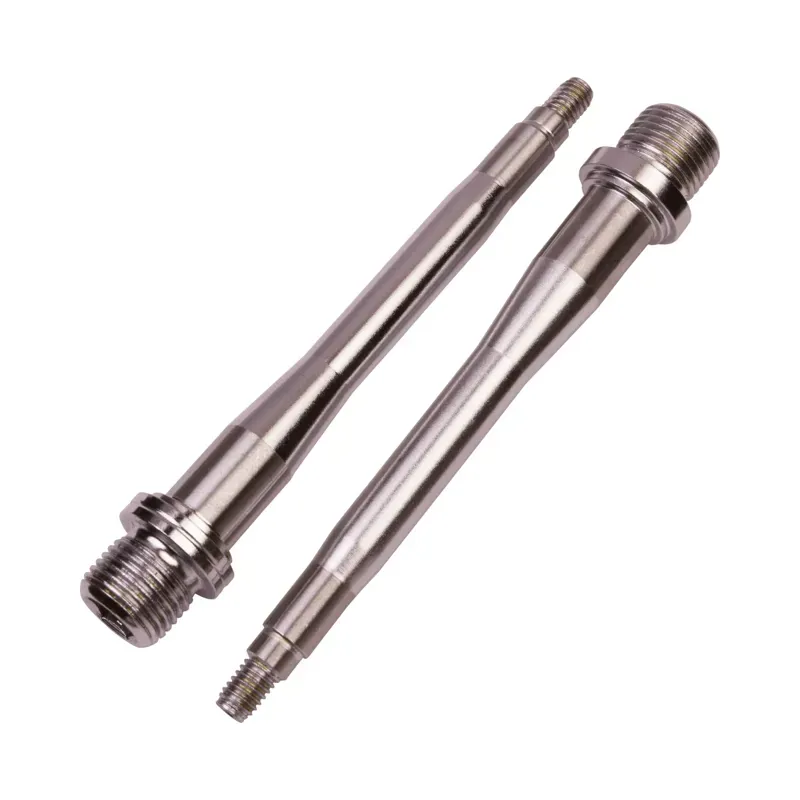 Burgtec MK5 Penthouse Pedal Axles - Silver