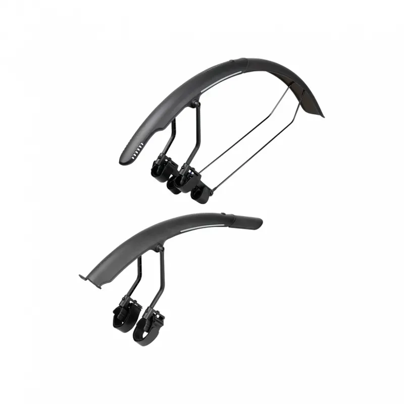 Topeak TetraFender R1/ 2 Clip-On Road Mudguard Set - Black