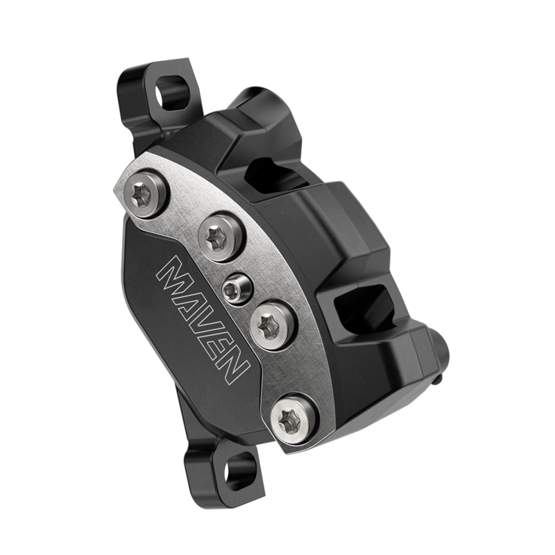 SRAM Maven Ultimate Stealth  - Rotor Sold Separately - Clear Anodized-2