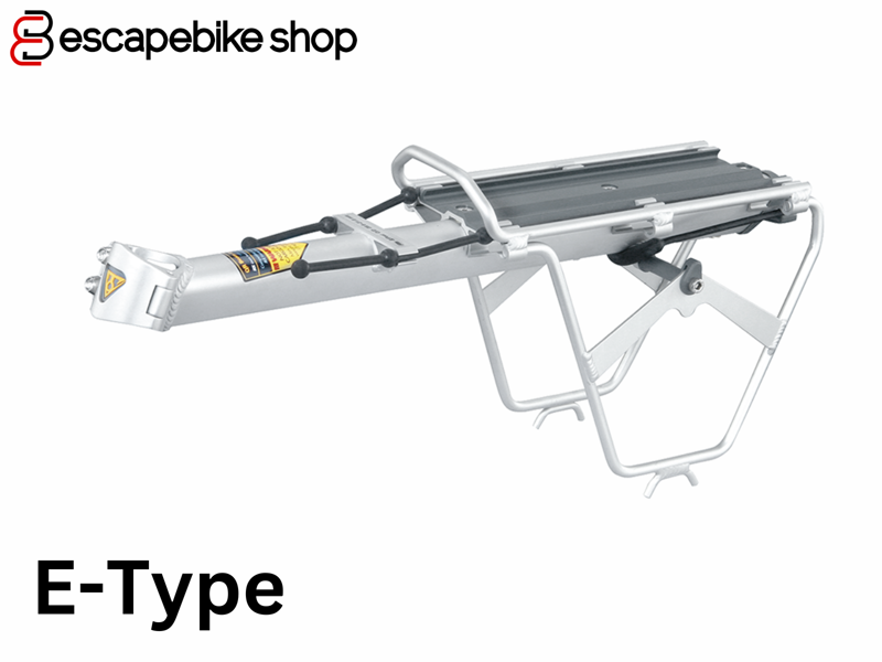 Topeak RX Beamrack with Side Frame Pannier Rack - Silver-1