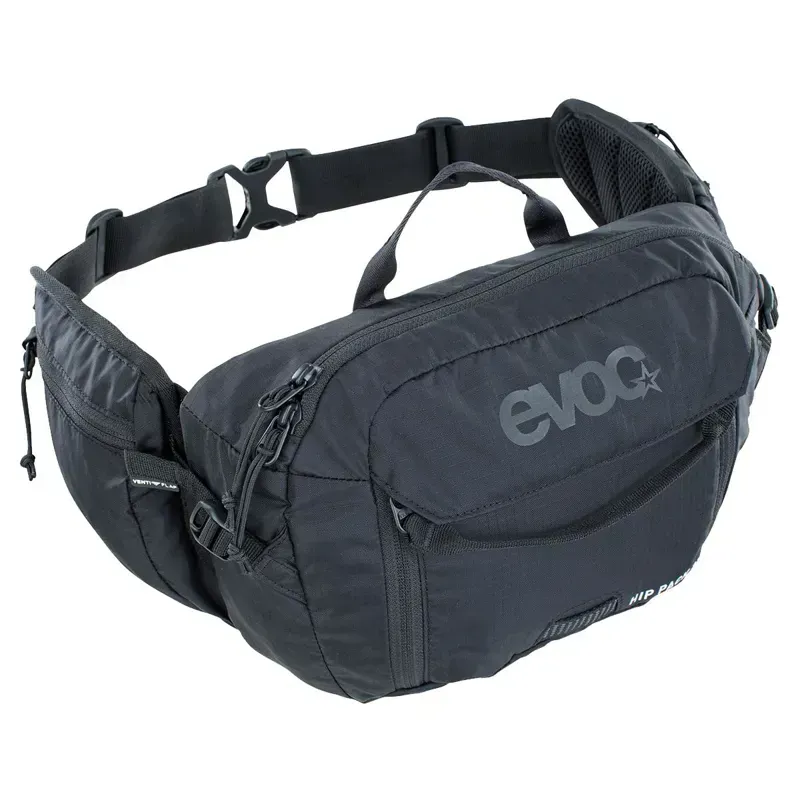 EVOC Hip Pack 3+ Hydration With 1.5 Litre Bladder Bum Bag - Black