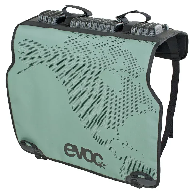 EVOC Tailgate Pad Duo 2020: M/ L OLIVE Medium/Large
