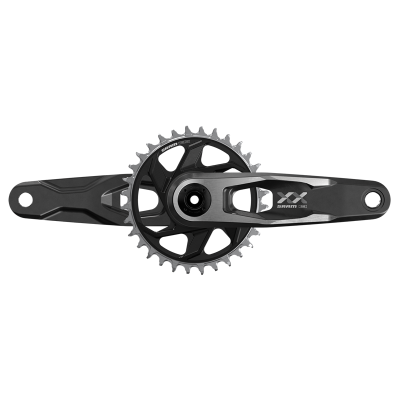 SRAM Crankset XX Downhill CL55 DUB MTB 34t T-Type (BB And BB DUB Spacers Are Not Included): BLACK 1-1