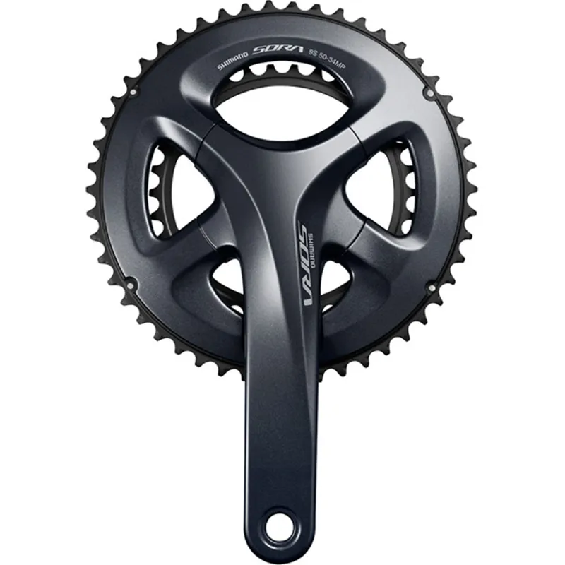 Shimano : R3000 Sora HT2 Chainset : 170mm : 50/34T : Grey