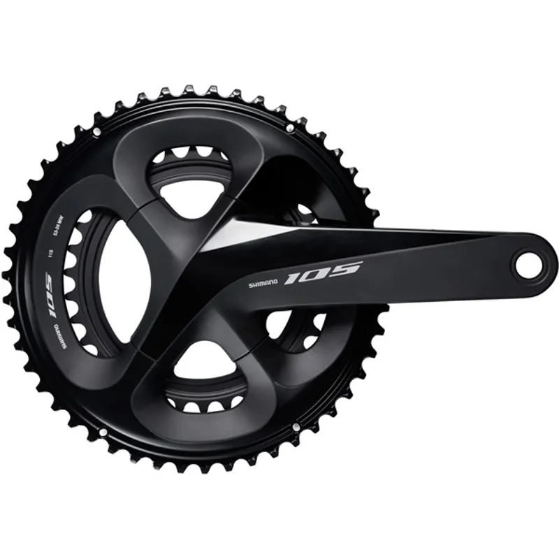 Shimano 105 R7000 HollowTech II Double Chainset - Black