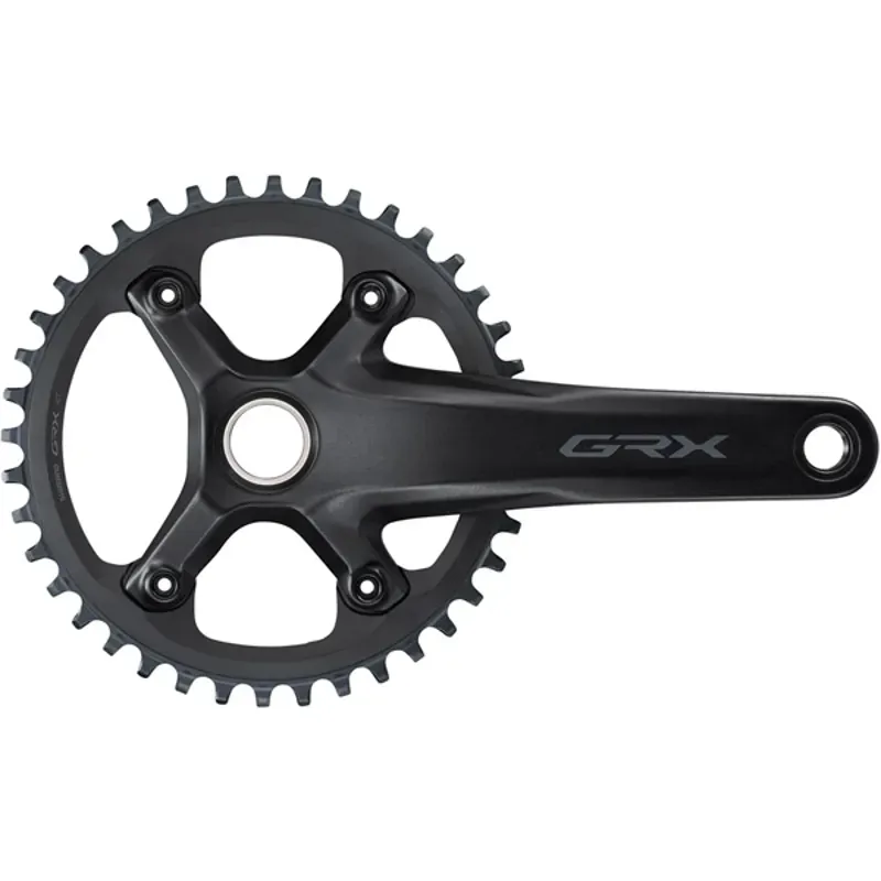 Shimano GRX FC-RX600 40 Teeth Single Ring 11-Speed Chainsets - Black