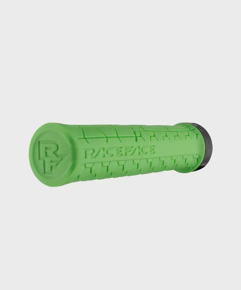 Race Face Getta Grip Lock-On Grips - Green/ Black