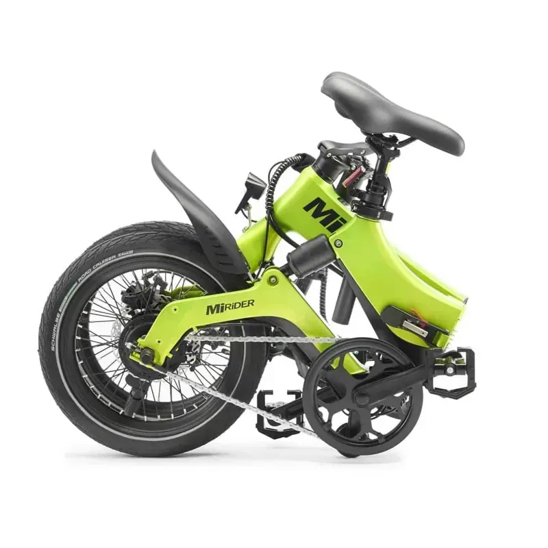 MiRiDER One 16 Folding E-Bike - Acid Green-1
