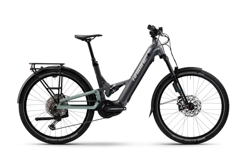 Haibike Adventr 11 Low ABS Full Suspension e.Hybrid Bike - Gloss Anthracite/Acacia