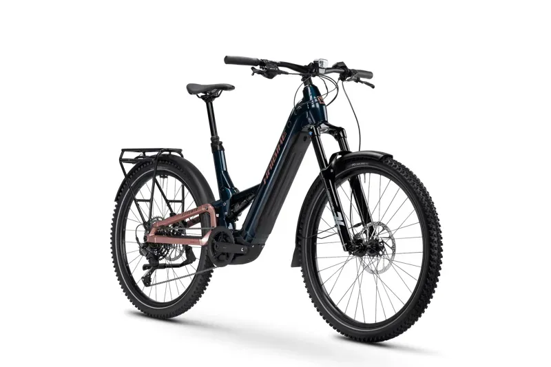 Haibike ADVENTR 8.5 Low Full Suspension e. Hybrid Bike - Gloss Mystery/ Copper-1