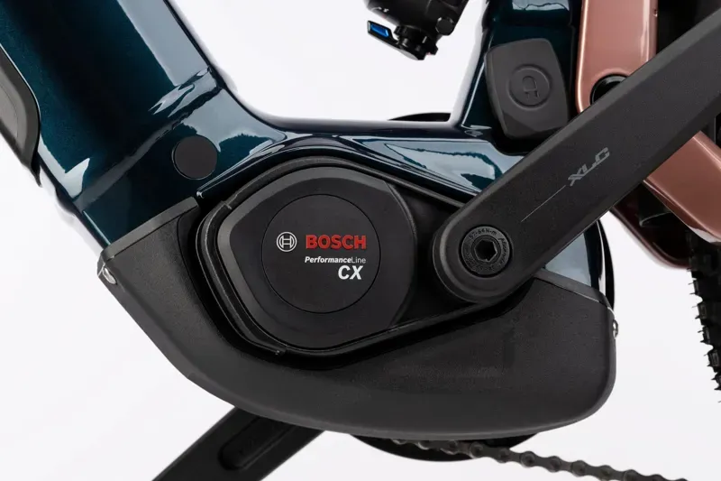 Haibike ADVENTR 8.5 Low Full Suspension e. Hybrid Bike - Gloss Mystery/ Copper-2