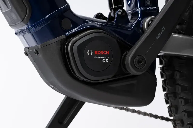 Haibike Allmtn 6 eMountain Bike - Gloss Ocean Black/ Grey-2