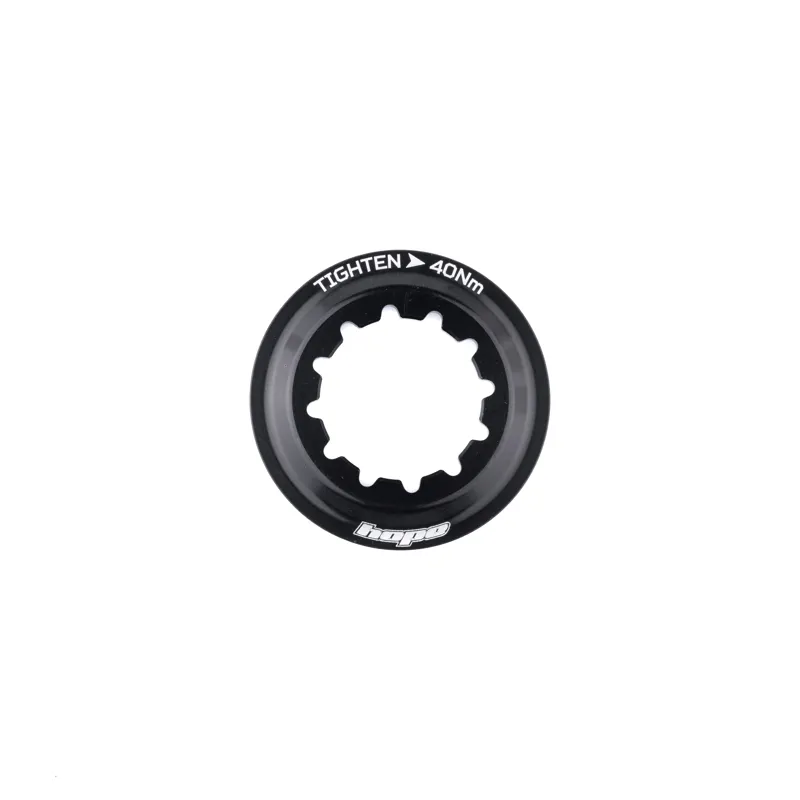 Hope Centre Lock Lockring - Internal - Black
