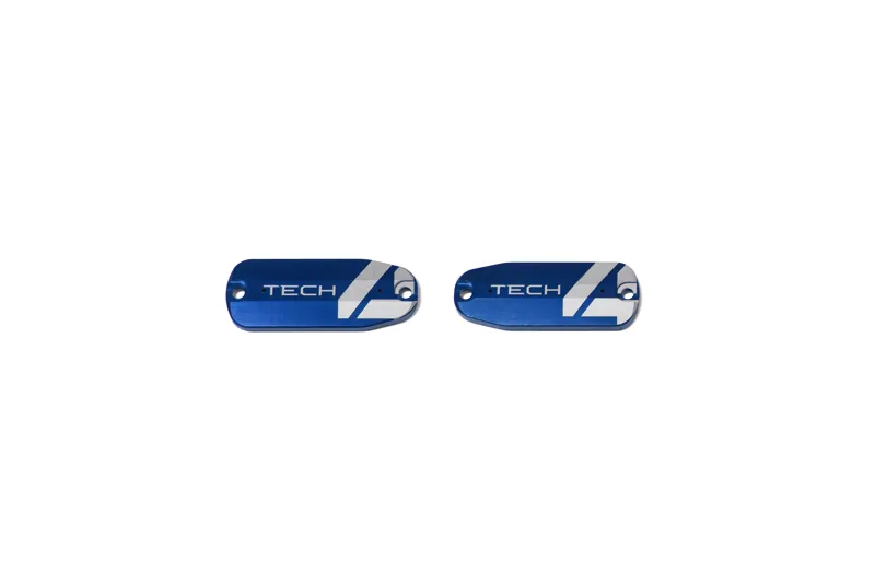 Hope Tech 4 Master Cylinder Brake Lever Lid - Pair - Blue