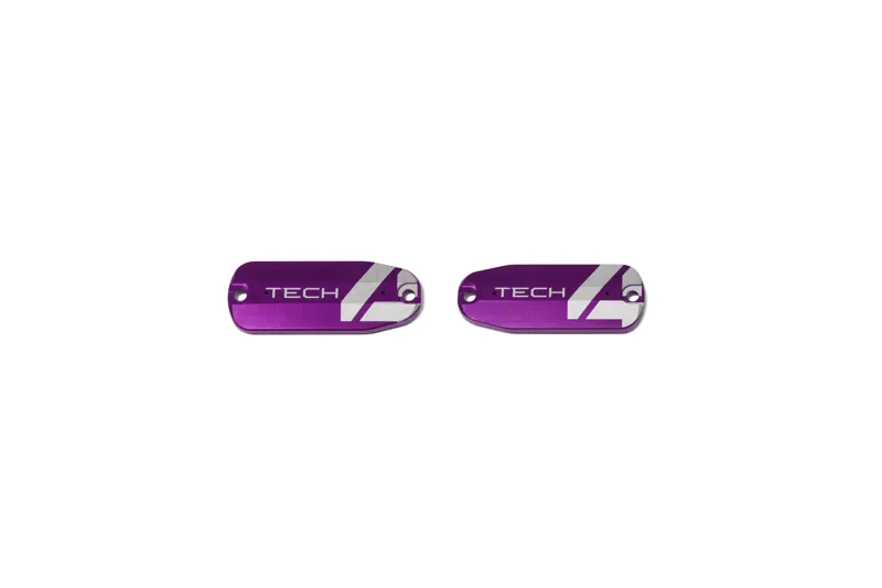 Hope Tech 4 Master Cylinder Brake Lever Lid - Pair - Purple