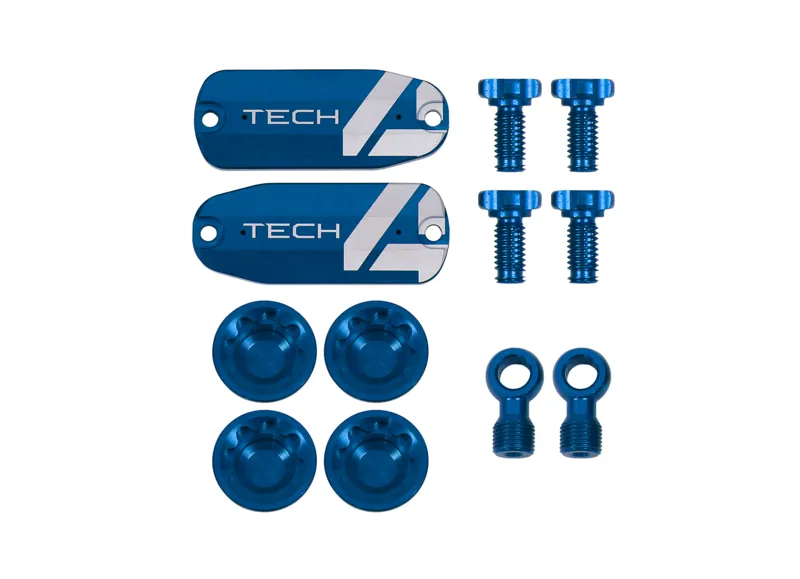 Hope Tech 4 E4 Custom Kit - Pair - Blue