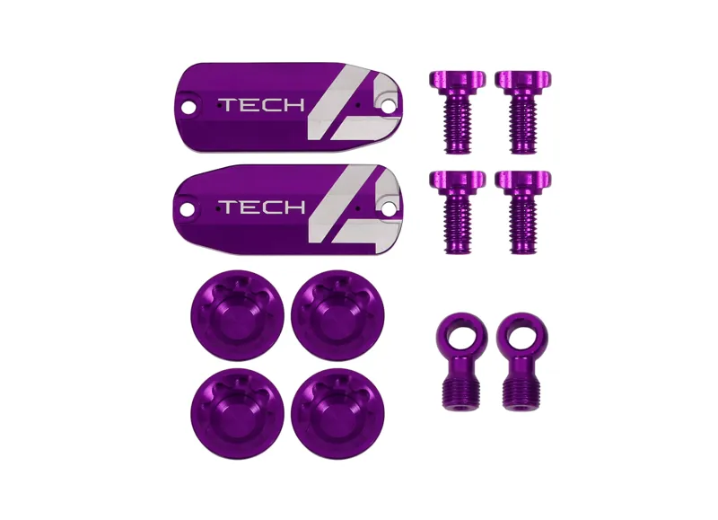 Hope Tech 4 E4 Custom Kit - Pair - Purple