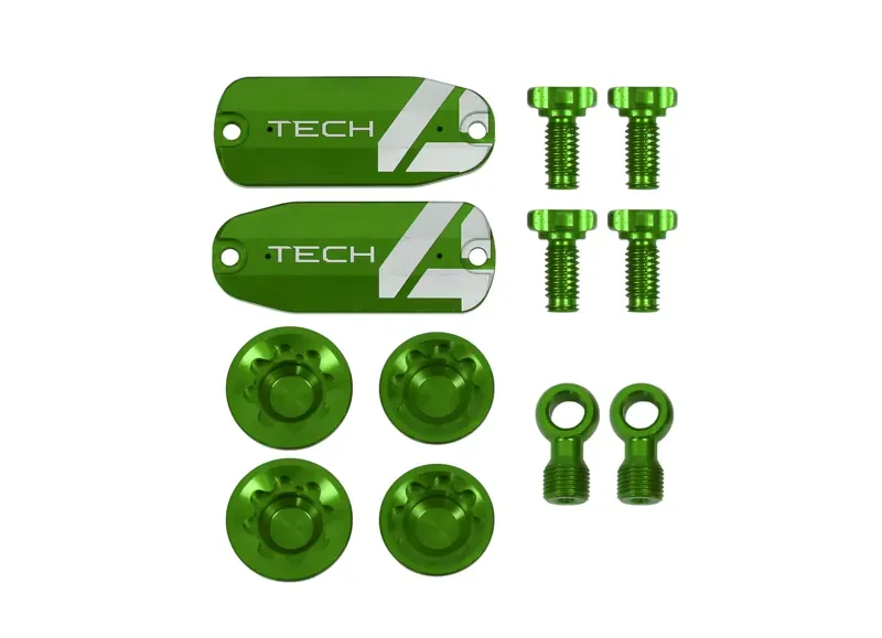 Hope Tech 4 V4 Custom Kit - Pair - Green