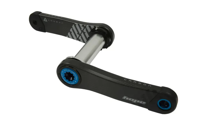 Hope Carbon Crankset No Spider - Blue