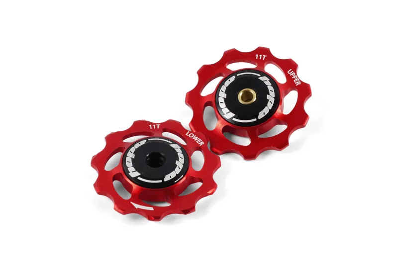 Hope 11 Tooth Jockey Wheels - Pair - Red