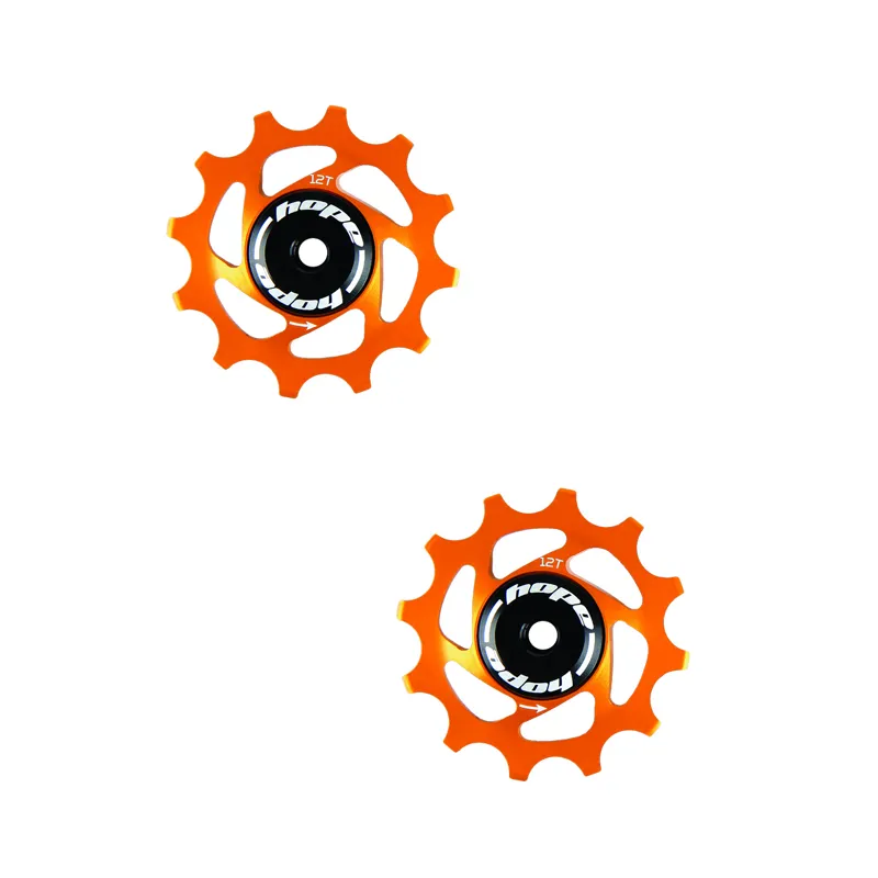 Hope 12 Tooth Jockey Wheels - Pair - Orange