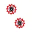 Hope 12 Tooth Jockey Wheels - Pair - Red