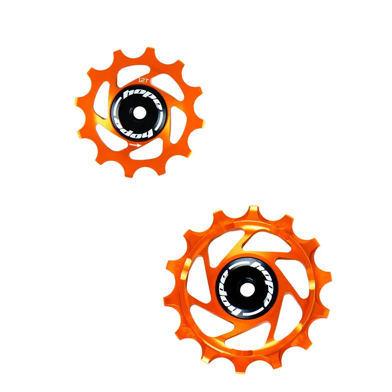 Hope 14/ 12 Teeth SRAM Eagle Jockey Wheels - Pair - Orange