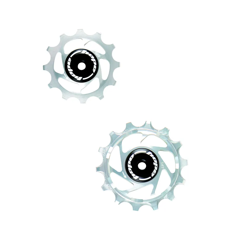 Hope 14/ 12 Teeth SRAM Eagle Jockey Wheels - Pair - Silver