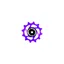 Hope 12 Tooth Jockey Wheel Complete - Purple