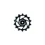 Hope 14T Jockey Wheel Complete - Black