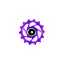 Hope 14T Jockey Wheel Complete - Purple
