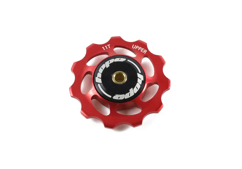 Hope 11 Tooth Jockey Wheel Complete - Red