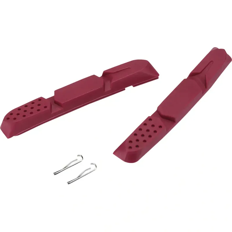 Jagwire Mountain Pro Brake Pad Insert Wet Conditions in Red