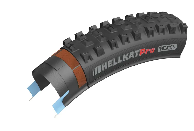 Kenda Hellkat 29x2.40-inch Folding AGC MTB Tyre in Black-1