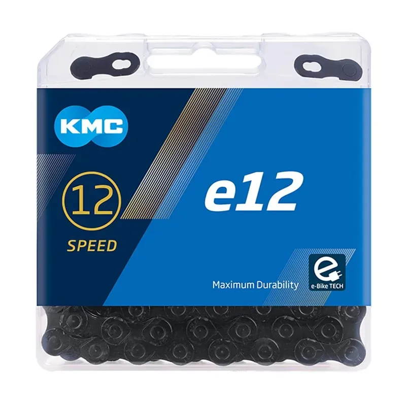 KMC E12 BlackTech 130L Chain in Black-1