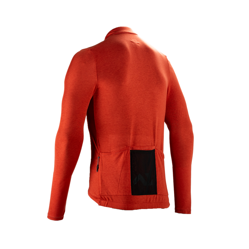 Leatt Jersey MTB Endurance 4.0 Long Sleeve Cycle Jersey - Lava Red-1