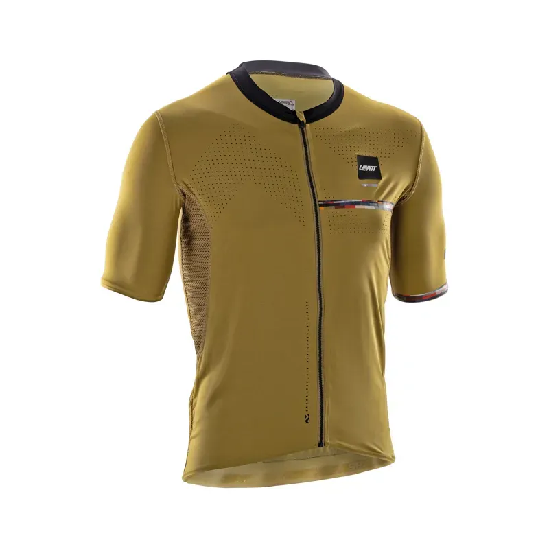 Leatt Endurance 5.0 MTB Jersey in Brass Brown