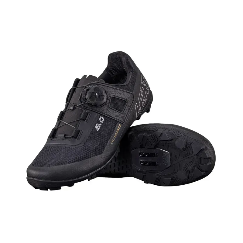 Leatt Shoes ProClip 6.0 Endurance XC/ Gravel Clipless Shoes - Black