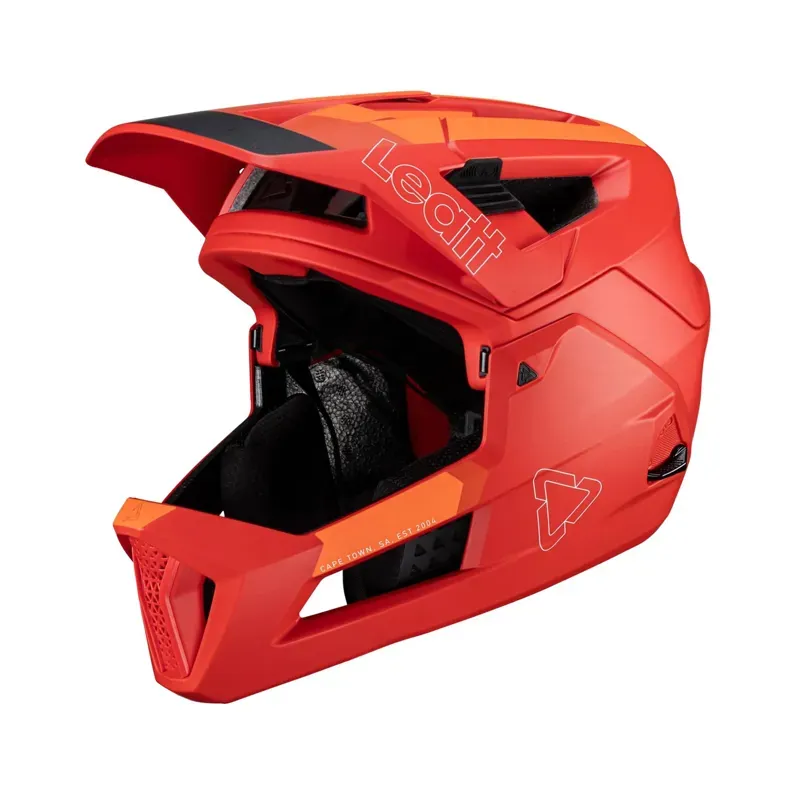 Leatt Enduro 4.0 2in1 Full Face MTB Helmet - Red-1
