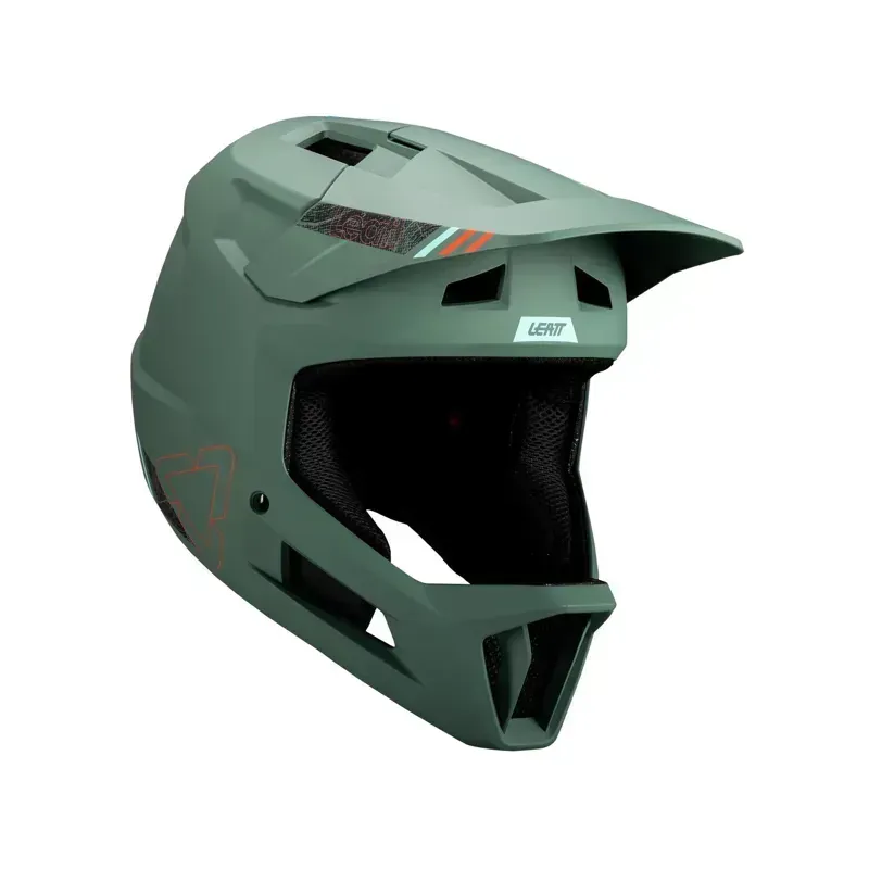 Leatt Helmet MTB Gravity 1.0 Full Face Helmet - Teal Green-1