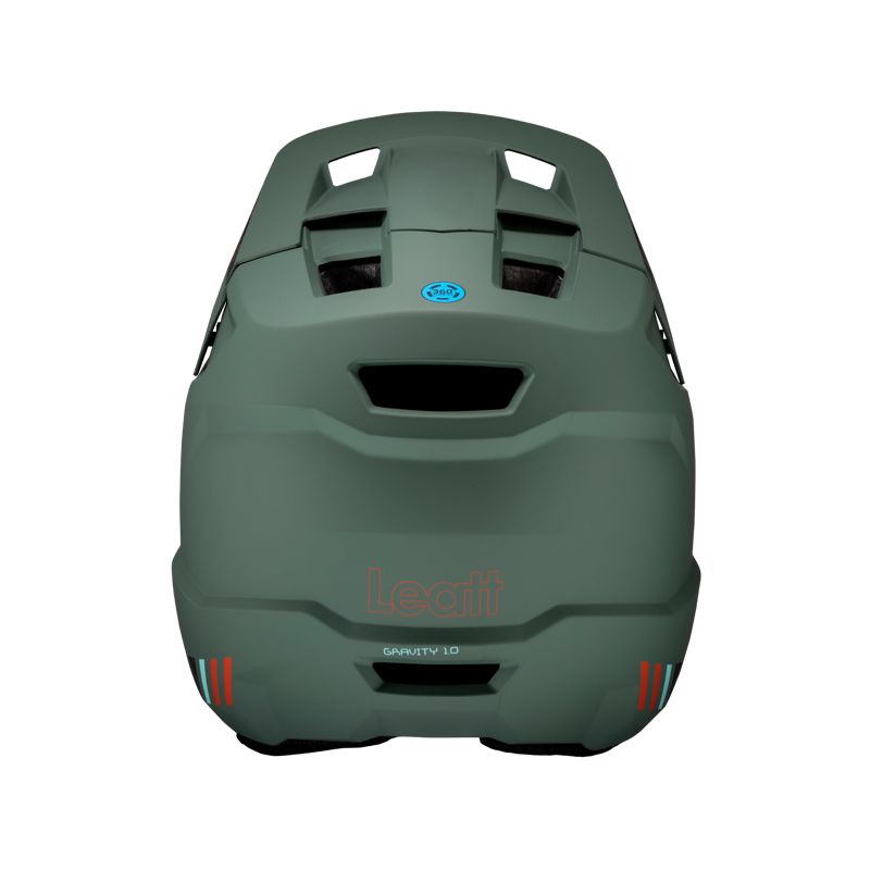 Leatt Helmet MTB Gravity 1.0 Full Face Helmet - Teal Green-5